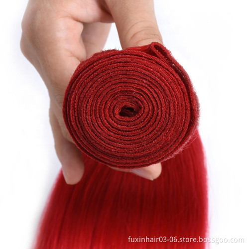 Hair Extensions in USA Jumbo Braids Straight Best Selling Products 2018 Virgin Human Red Hair Weaving Indian Silky Straight Wave